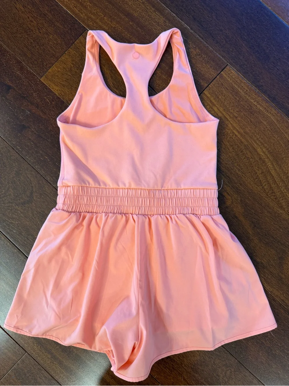 Yogalicious Peach Racerback Romper